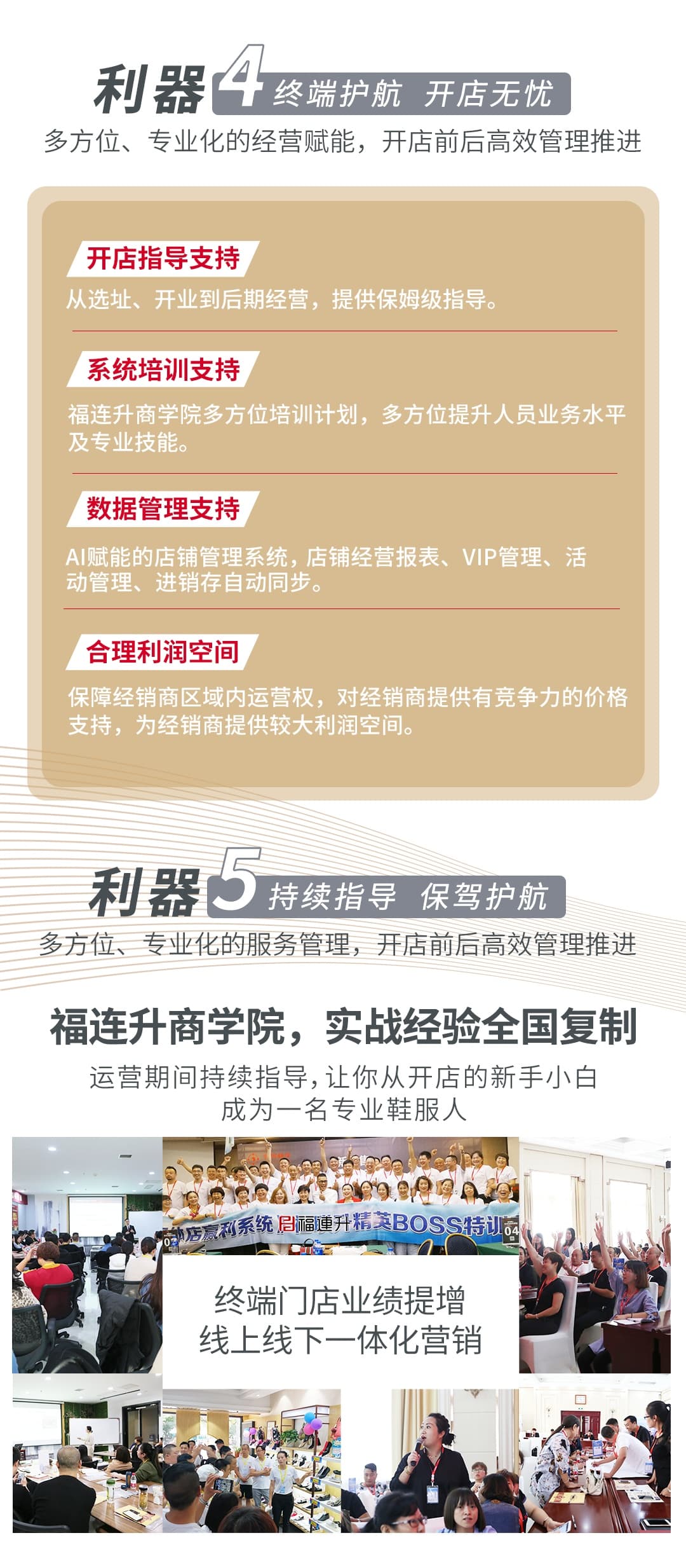 全方位培训福连升终端护航开店无忧