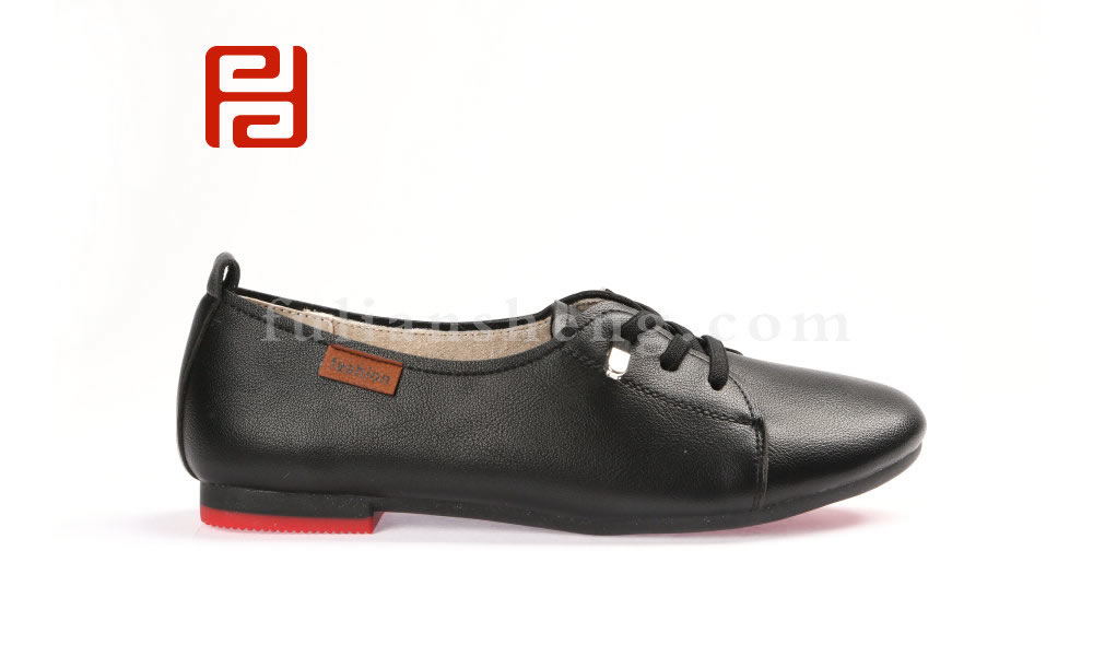 福连升2020春低跟时尚免洗薄底浅口女士单鞋图片