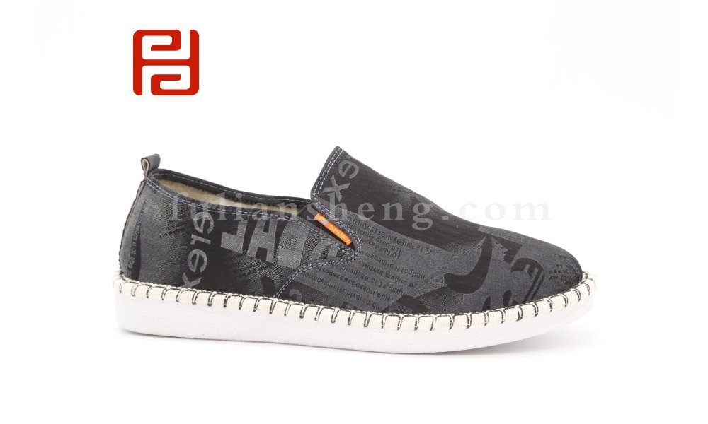 福连升老北京布鞋季男士懒人一脚蹬渔夫鞋棉麻软底休闲鞋图片