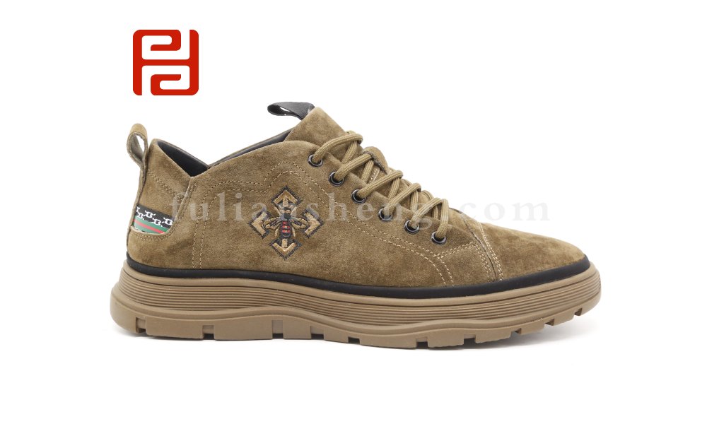 福连升2020冬季新款男英伦马丁靴百搭中帮保暖休闲鞋图片
