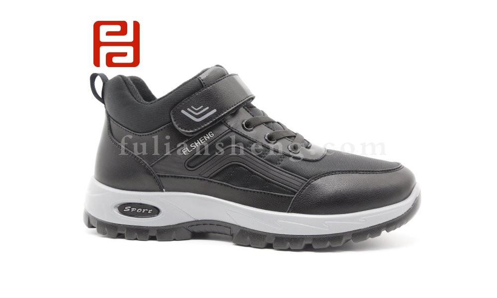 福连升2020冬季新款男保暖舒适轻便健步鞋棉麻鞋垫图片