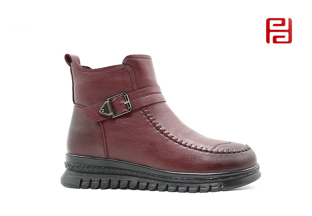 福连升冬季保暖舒适羊毛鞋女鞋老北京布鞋