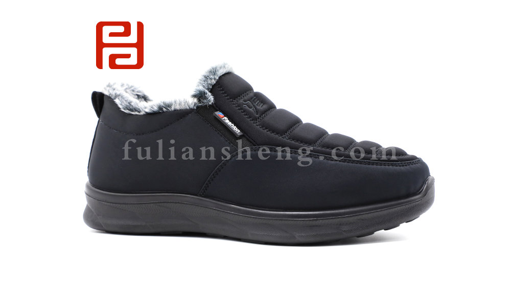 福连升冬季新款休闲生活男鞋舒适休闲养生鞋