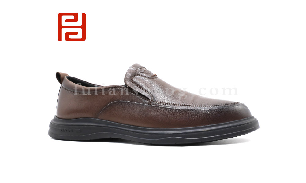 轻松工作男鞋商务休闲皮鞋3D缓震鞋垫棉麻里布