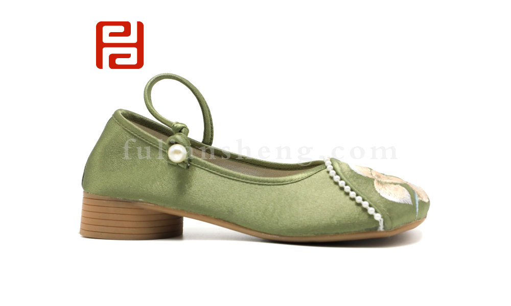 中国风尚春季女鞋汉唐风韵女单鞋牛筋底棉麻里布