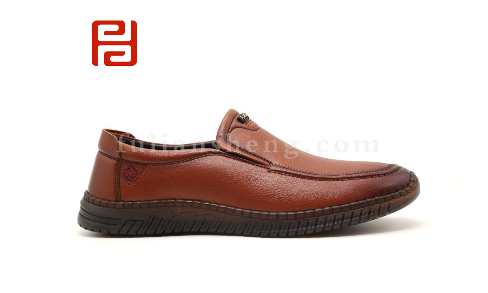 福连升男士商务休闲鞋牛筋软底棉麻内里爸爸鞋图片