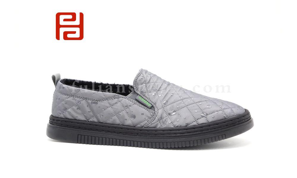 福连升休闲鞋男鞋冬季加绒一脚蹬懒人老北京布鞋板鞋图片