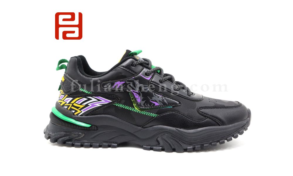 福连升休闲鞋冬保暖时尚多彩轻潮运动男鞋图片