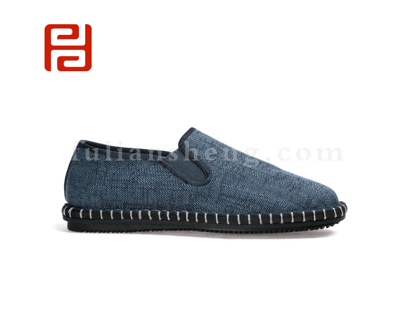 中国风夏季男士帆布鞋休闲鞋透气老北京布鞋(图2)