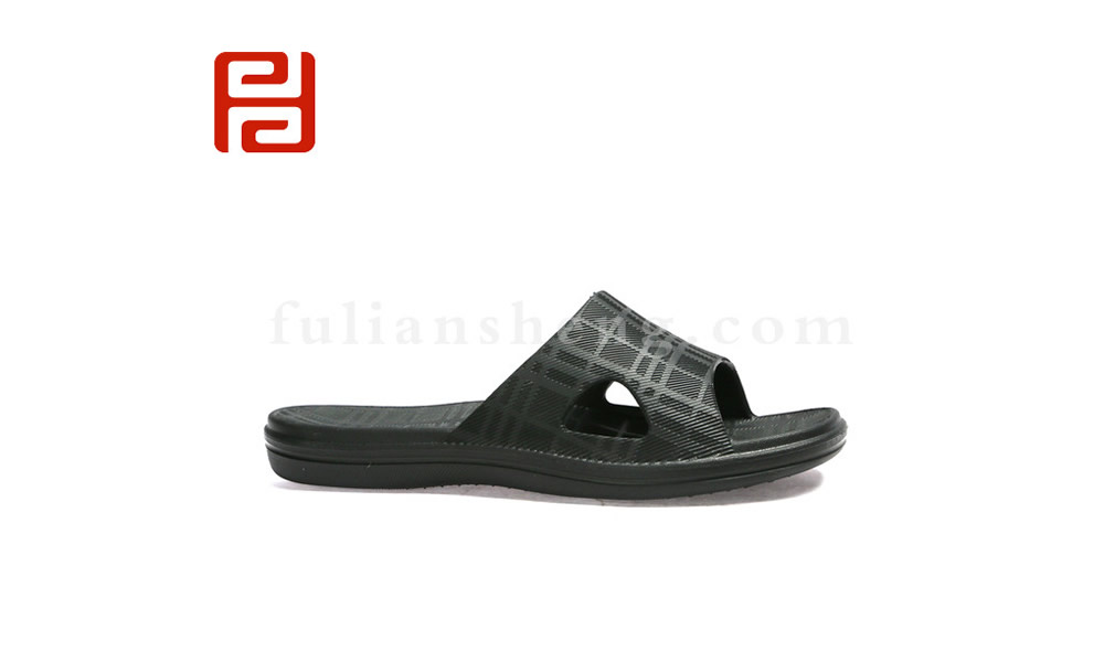 福连升男士拖鞋家居室内防滑软底居家凉拖(图2)
