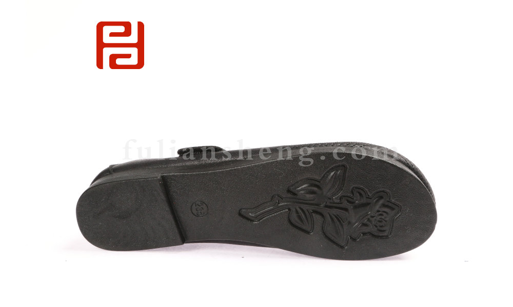 福连升2020春季轻便透气防滑免洗浅口女单鞋妈妈鞋(图5)