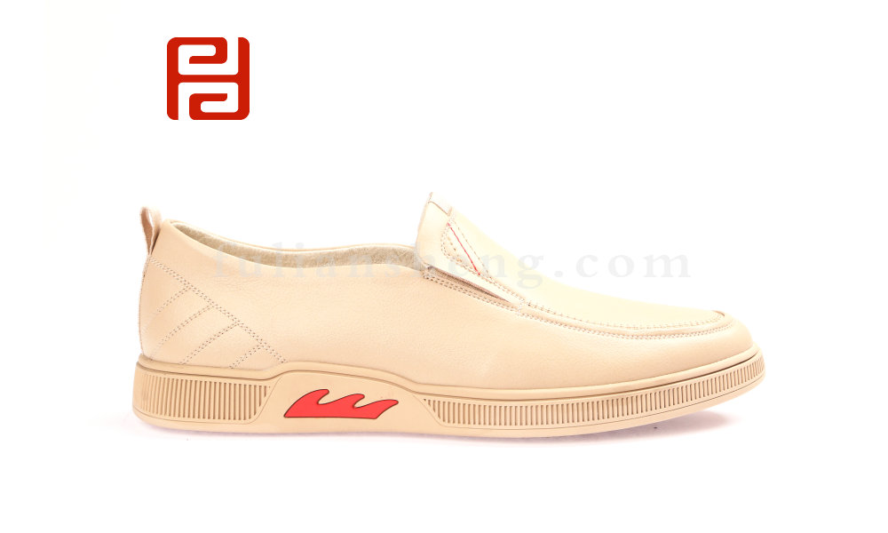 福连升春款商务休闲正装男鞋单鞋 光面舒适休闲鞋老北京布鞋(图2)