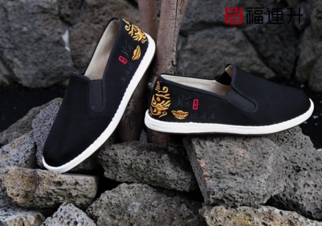 中国风传统老北京布鞋刺绣男鞋FLA-11573271