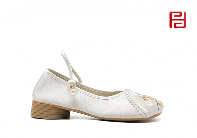 中国风尚春季女鞋汉唐风韵女单鞋牛筋底棉麻里布