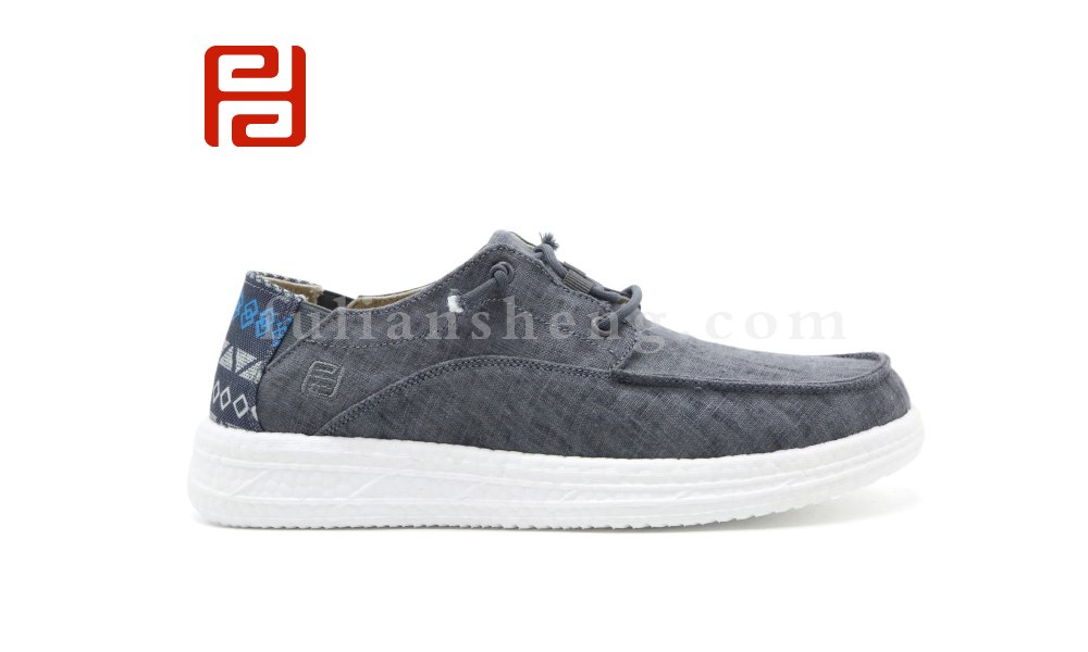 春款休闲男鞋麻布透气布鞋一脚蹬懒人潮流百搭休闲板鞋