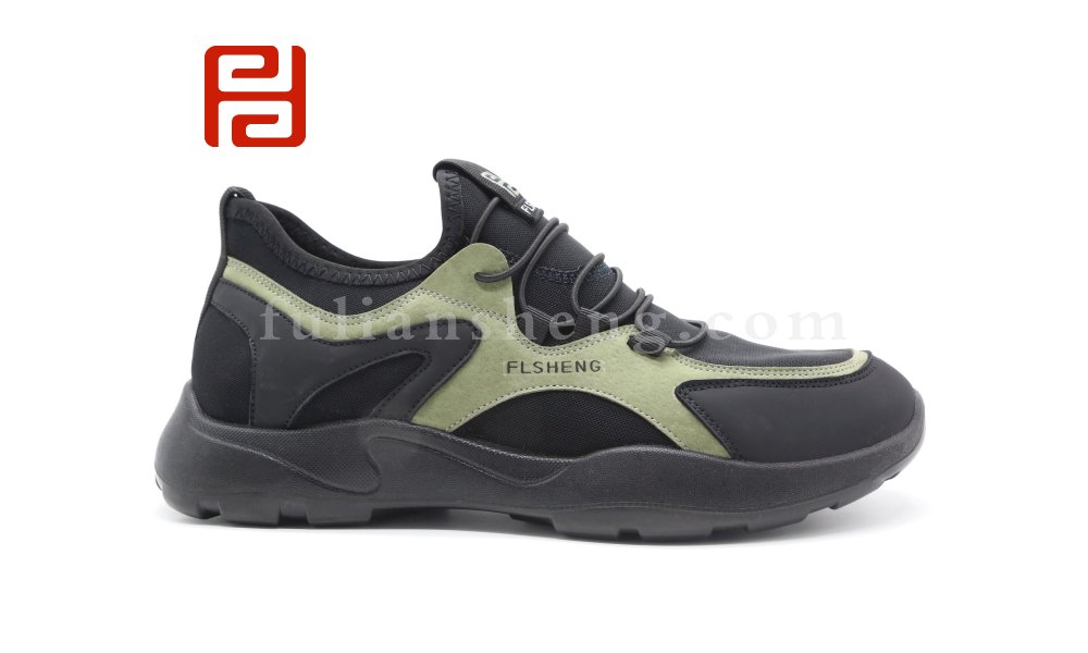 福连升春季男鞋拼色旅游鞋户外休闲运动徒步鞋