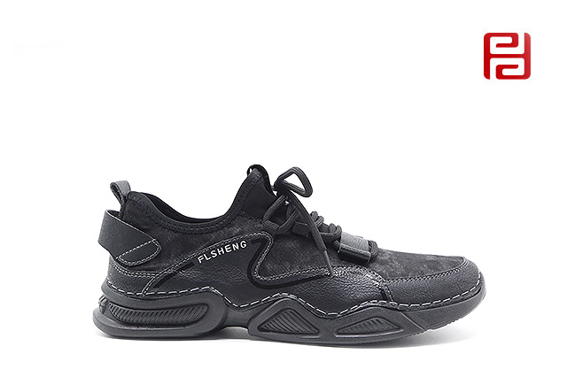 福连升春季新款休闲运动旅游鞋户外漫步鞋拼色男鞋